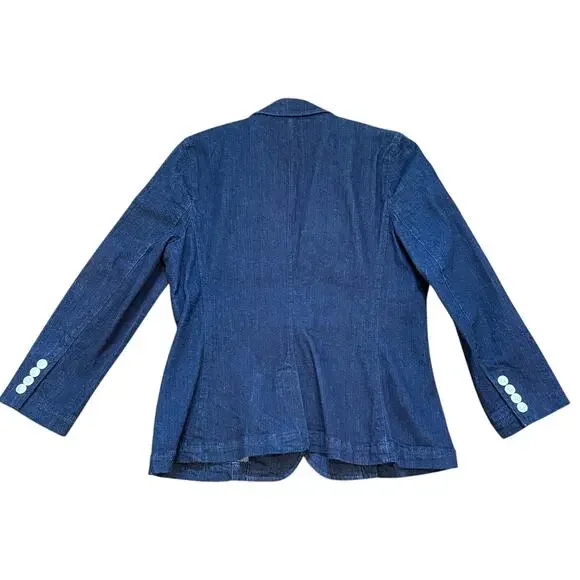 Ralph Lauren, Blue Jeans Jacket, Size M - Picture 4 of 5